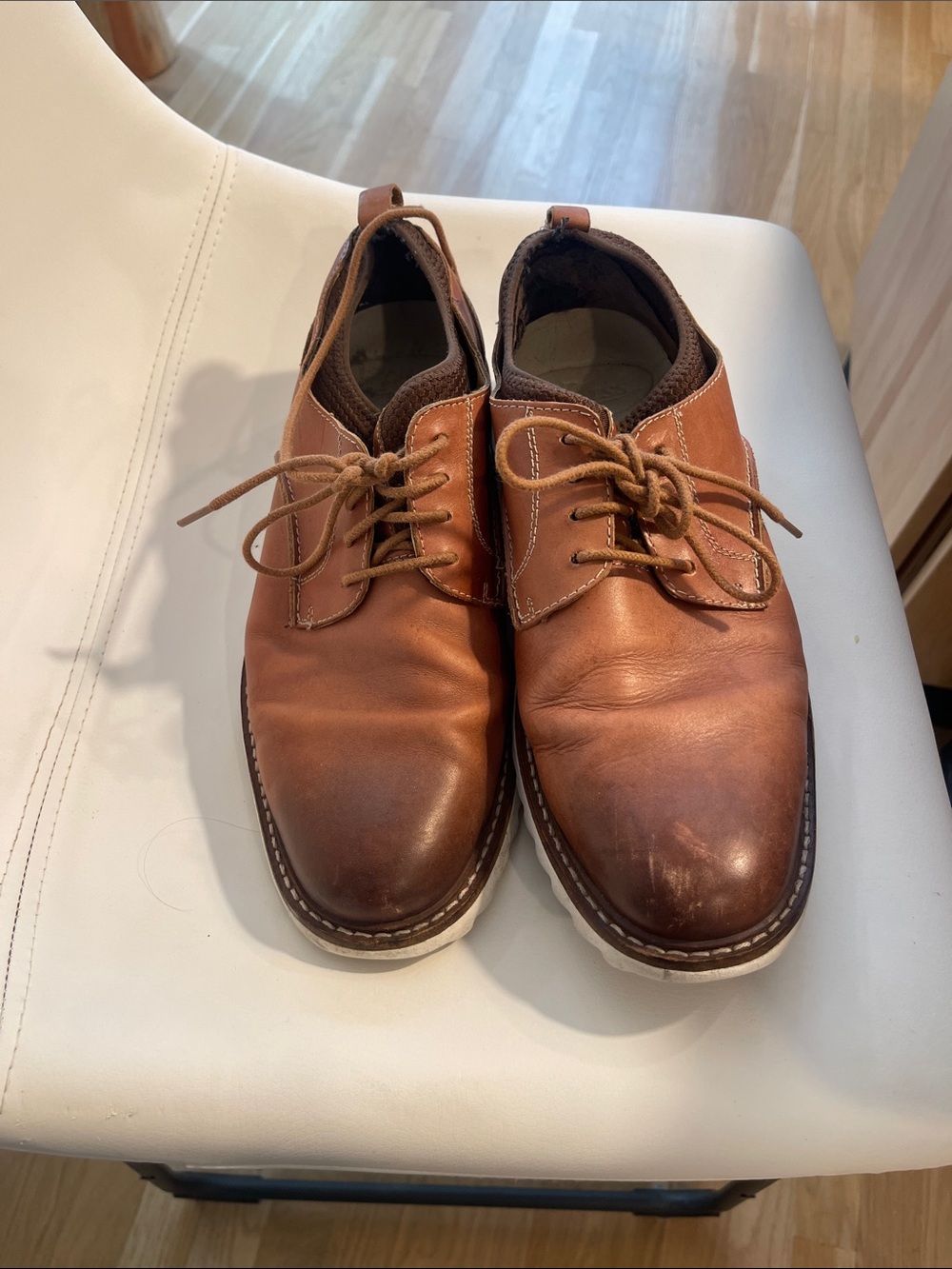 Bass Men's Tan Brown Leather Chukka Boots